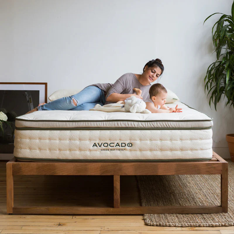 Avocado Green Plush Pillow-Top Mattress