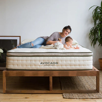 Avocado Green Plush Pillow-Top Mattress