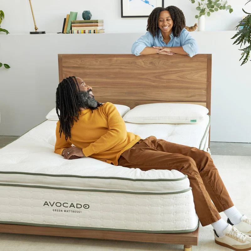 Avocado Green Plush Pillow-Top Mattress