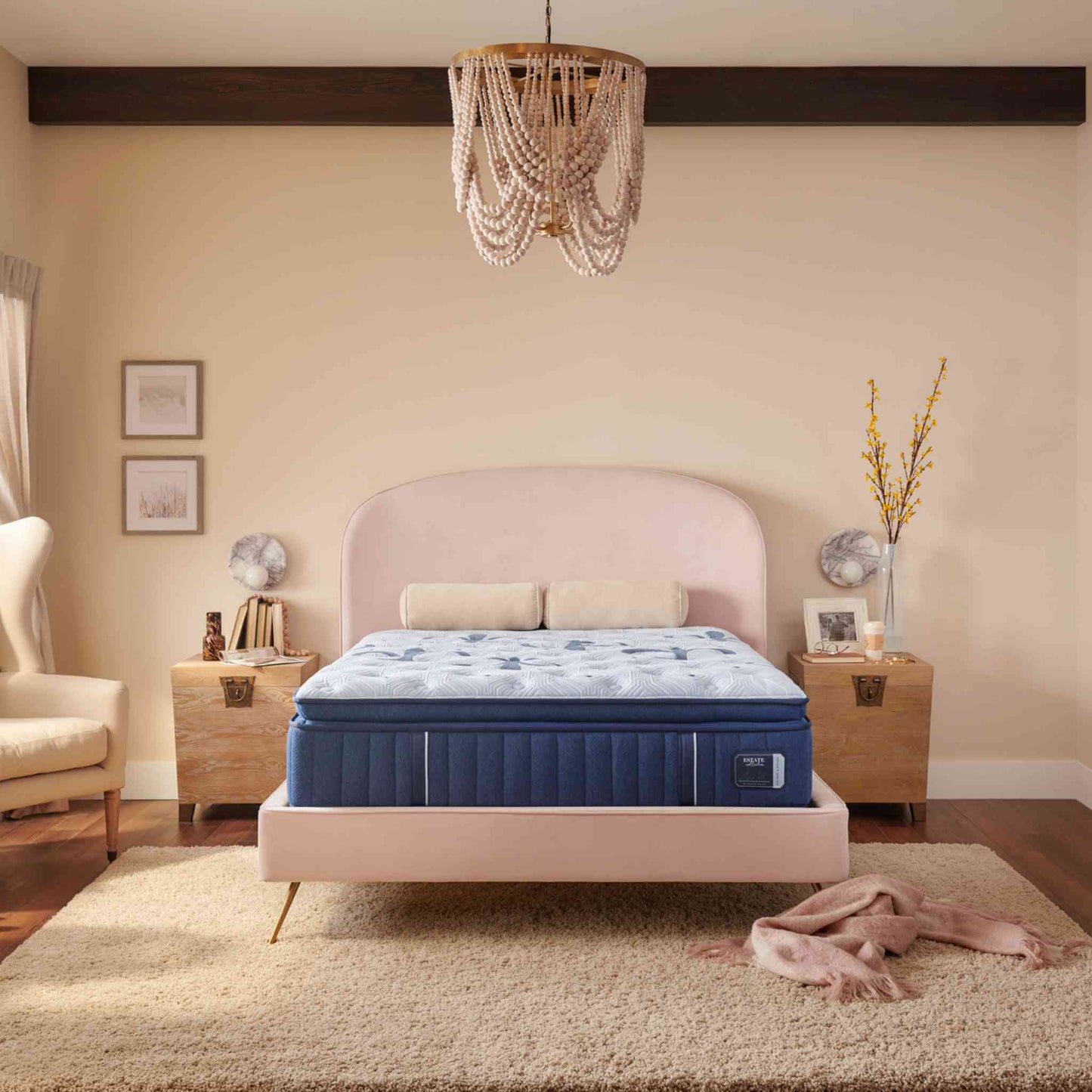 Stearns & Foster Estate Collection Soft Euro Pillow Top Mattress