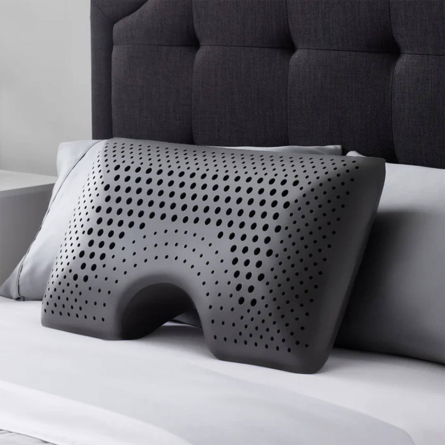 Malouf Shoulder Zoned Dough Bamboo Charcoal Pillow