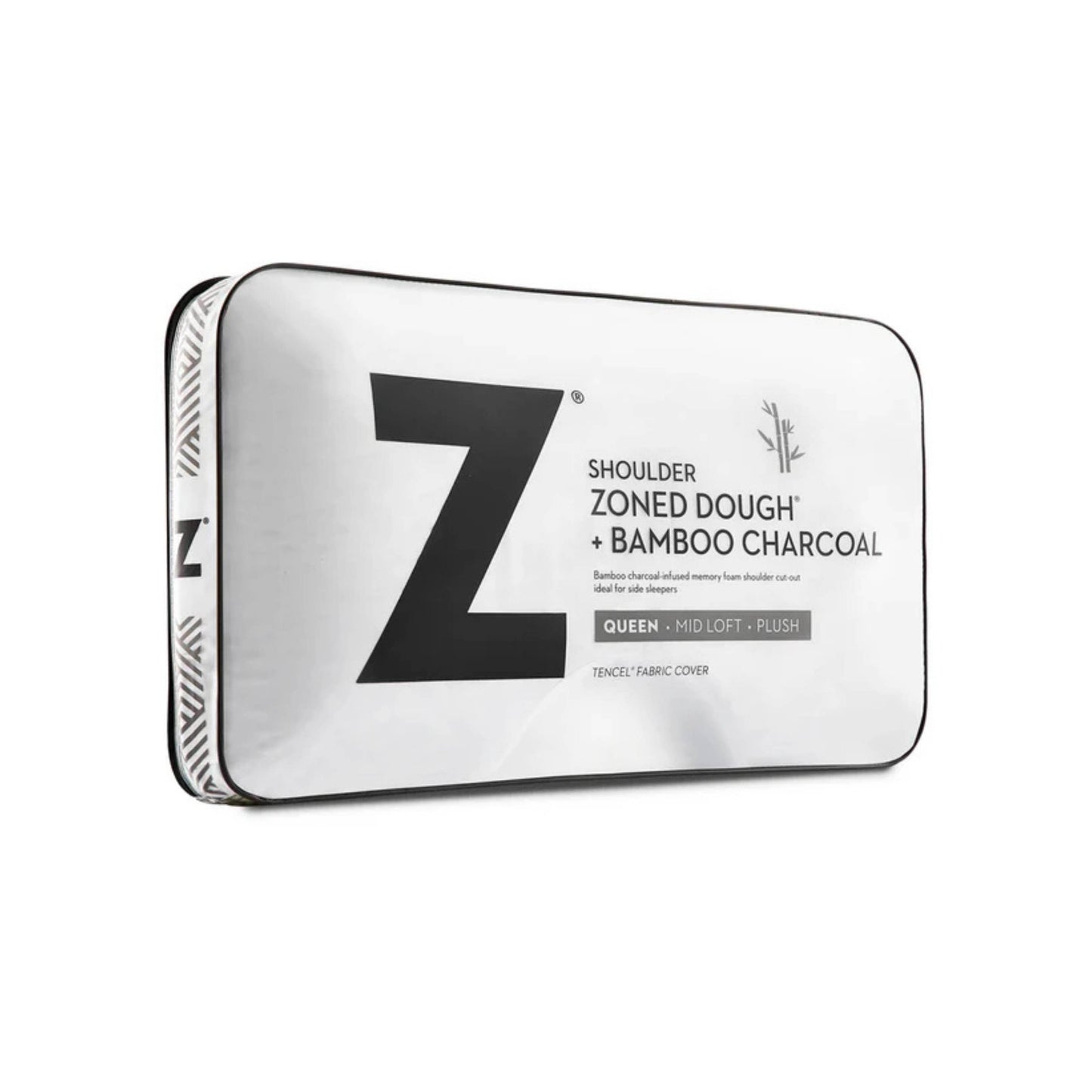 Malouf Shoulder Zoned Dough Bamboo Charcoal Pillow