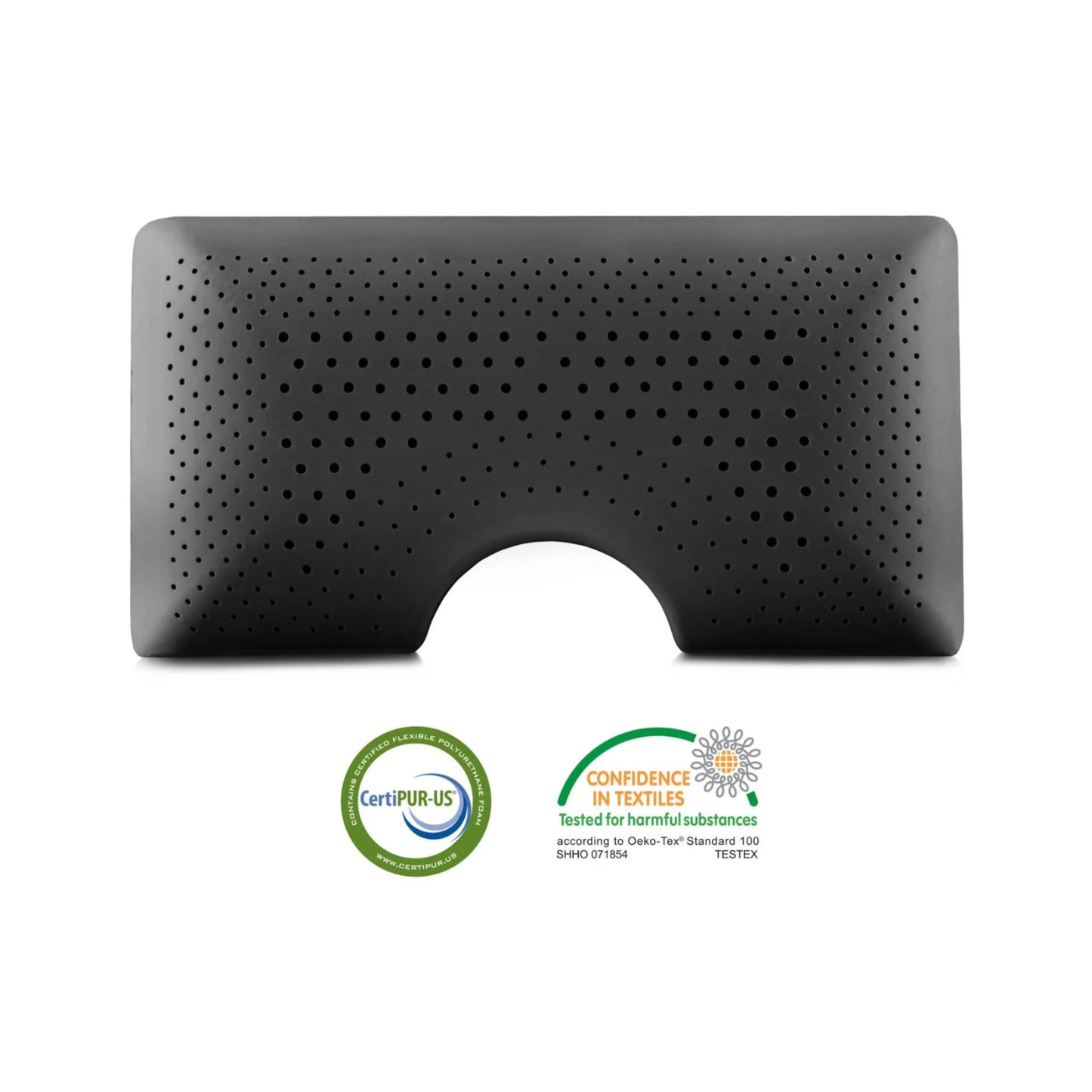 Malouf Shoulder Zoned Dough Bamboo Charcoal Pillow