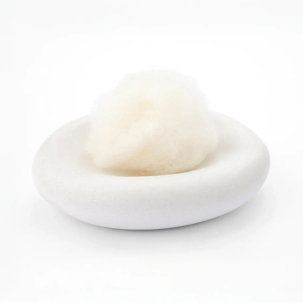 Certified organic wool mattress material