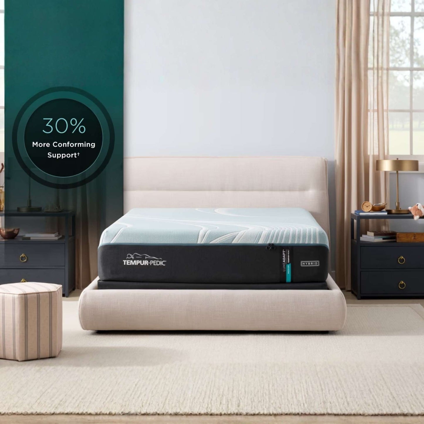 Tempur-Pedic LuxeAdapt Medium Hybrid Mattress